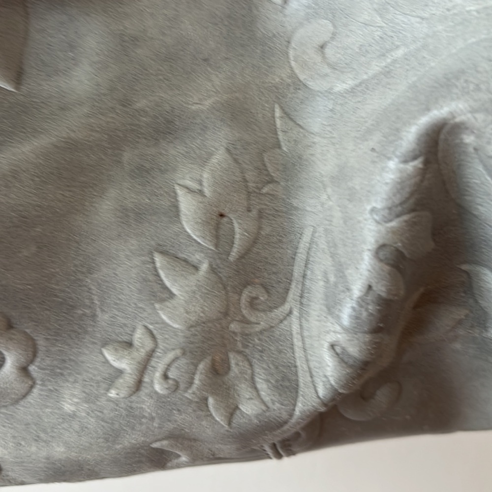 Borse in Pelle Made in Italy embossed leather shoulder / tote bag. - Picture 5 of 16